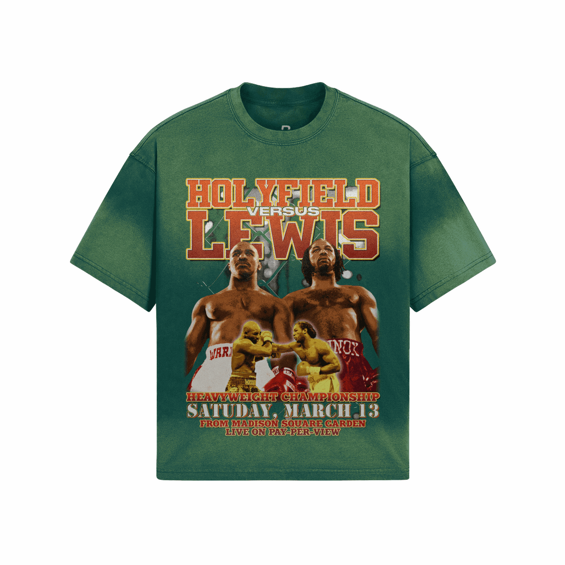 HOLYFIELD vs LEWIS Vintage Fight Tee - BOXINGFINESSE