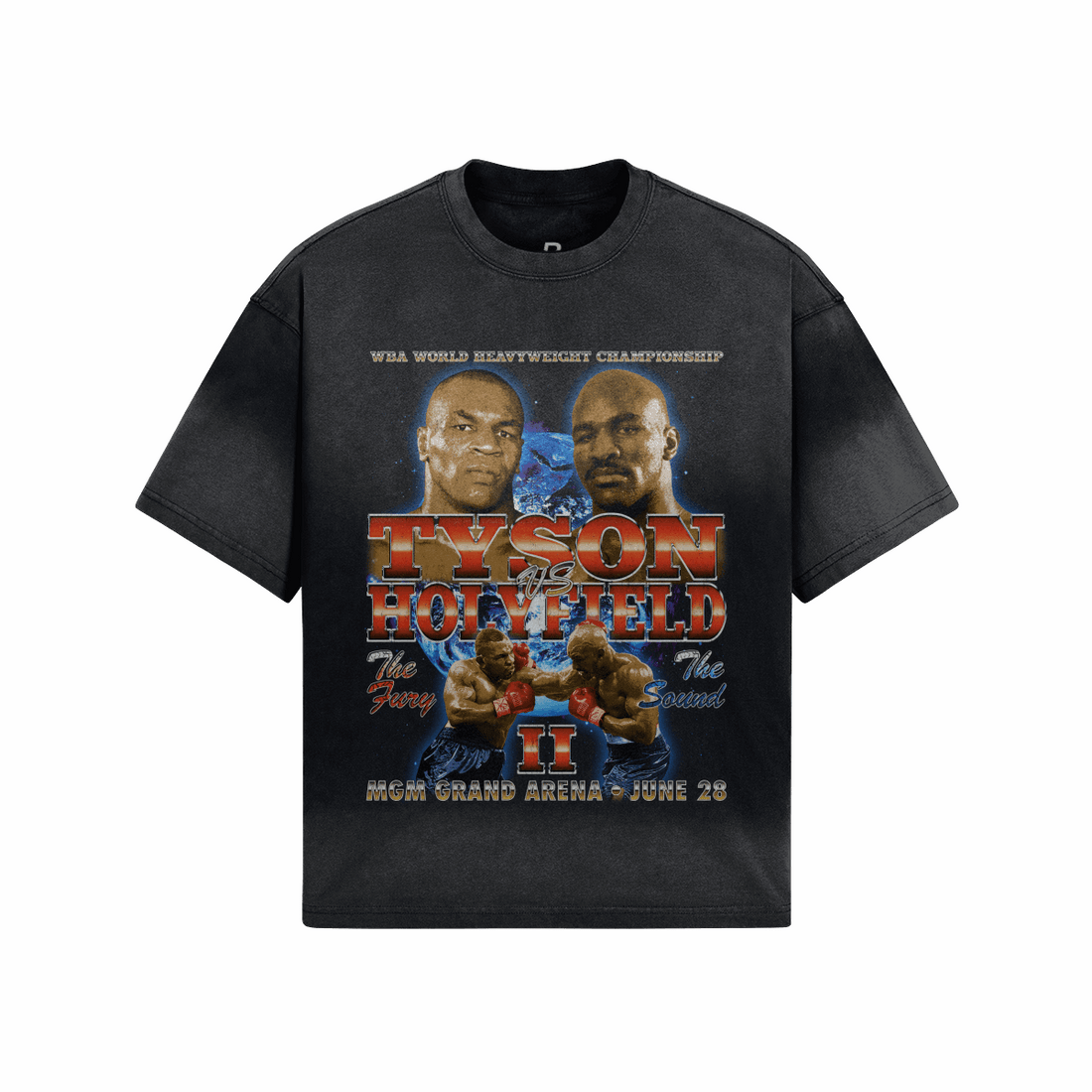 TYSON vs. HOLYFIELD Vintage Washed Tee - BOXINGFINESSE